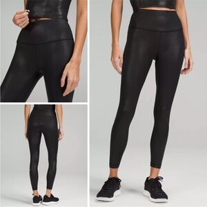 Lululemon Wunder Under Train HR Tight 25” Foil NWT 6